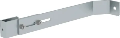 Produktbild von Günzburger Steigtechnik Wandhalter verstellbar Stahl verzinkt 360 - 410 mm für Schachtleitern - 060024