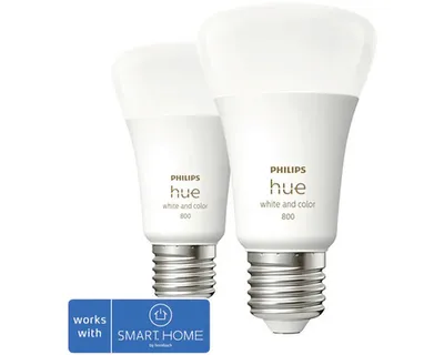 Obrázok produktu pre Philips Hue White ambience 8719514328242, Inteligentná žiarovka, Bluetooth/Zigbee, Biela, LED, E27, A60