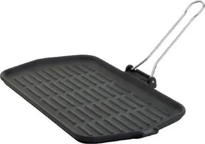 Produktbild von ILSA Grillpfanne aus emailliertem Gusseisen, Dietella, rechteckig, Maße 23x36 cm