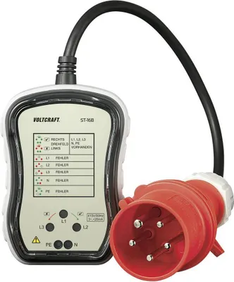Produktbild von VOLTCRAFT ST-16B Steckdosentester Optisch