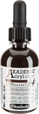 Produktbild von Schmincke Akademie Acryl color Ink 50ml Vandyckbraun 23668024
