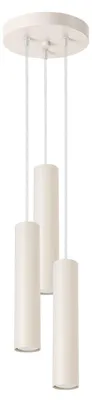 Zdjęcie produktu dla Lampa wisząca LAGOS beżowa 3xGU10x10W metal wym:108x19,5x19,5cm IP20 Sollux Lighting