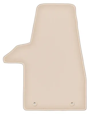 Produktbild von DURBAN Beige Velours-Fahrerfußmatte für Volkswagen Transporter T6 Transporter (2015-)
