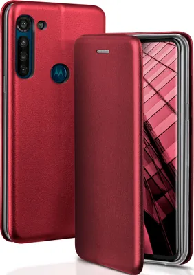 Produktbild von BUSINESS-Case für Motorola Moto G8 Power, Farbe:Burgund - Red