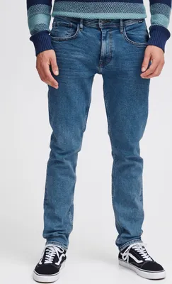 Immagine prodotto di Blend BHTwister pantaloni jeans da uomo denim con passanti per cintura tasche a fessura leggermente elasticizzate misto cotone vestibilità regolare