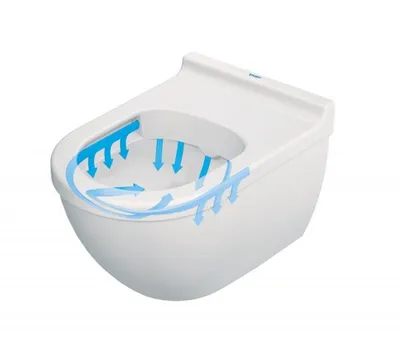 Produktbild von Wand-WC STARCK 3 RIMLESS tief, 360x540mm weiß weiß