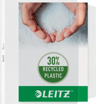Produktbild von LEITZ 47640000 50 LEITZ Prospekthüllen 4764 DIN A4 transparent genarbt 0,12 mm