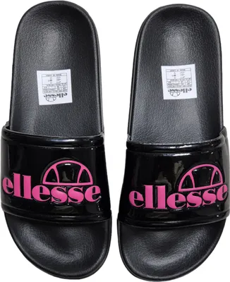 Immagine prodotto di Ciabatte da bagno Ellesse da donna, modello Gisele, colore nero/rosa, taglia 38