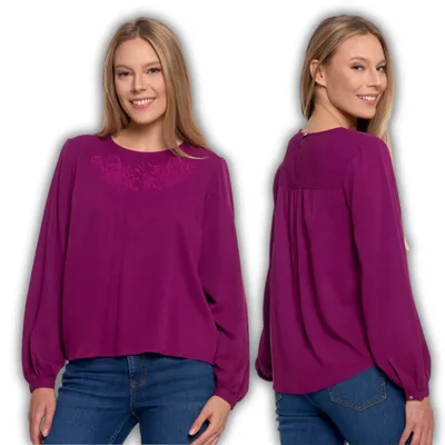 Zdjęcie produktu dla Moraj | Bluzka – elegancki krój – subtelna elegancja – moda damska – wygodny krój, rozmiar XXL