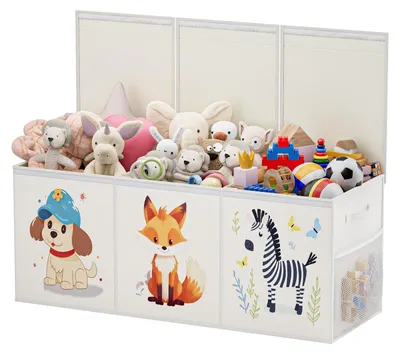 Imagen del producto de Omgoods - Caja de almacenamiento para juguetes de gran tamaño - Caja plegable para niños