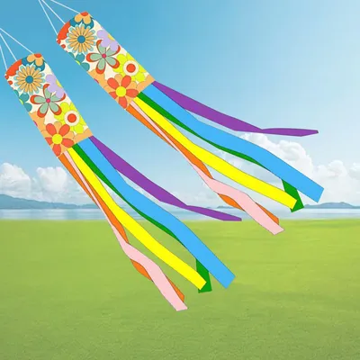 2 Windjacken 100 cm Polyester für Außen Terrasse Garten