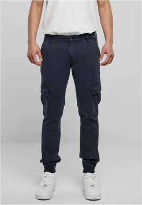 Obrázek produktu pro Kalhoty Urban Classics Washed Cargo Twill Jogging Pants midnightnavy - 31