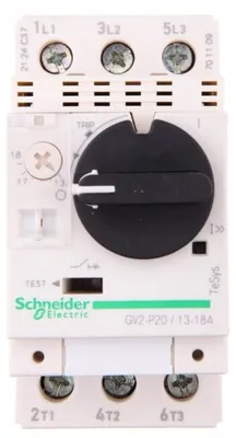 Imagen del producto de Schneider Electric GV2P20, interruptor automático de circuito en miniatura