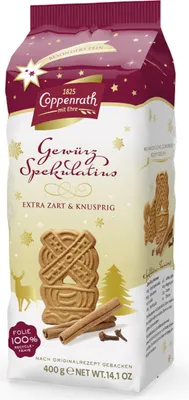 Zdjęcie produktu dla Coppenrath ciasteczka korzenne speculoos z przyprawami bożonarodzeniowymi 400g