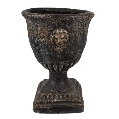 Obrázek produktu pro Květináč Clayre & Eef Ø 31x41 cm Šedý oxid hořečnatý (MGO)