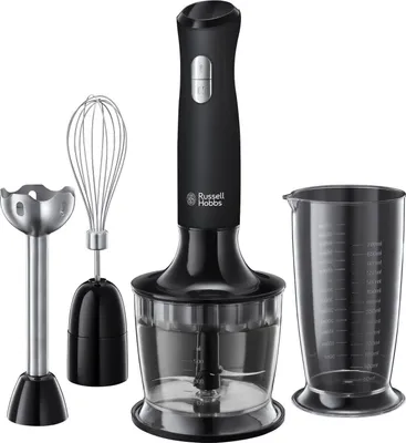 Produktbild von Russell Hobbs ruční mixér 500 ml multifunkční mixér na míchání sekání šlehání dokonalý pomocník do kuchyně