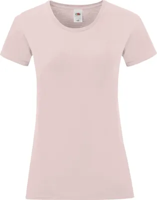 Produktbild von Fruit of the Loom - "Iconic 150" T-Shirt für Damen BC4777 (M) (Blassrosa)