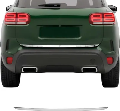Image de Garniture de Hayon Coffre pour Citroen C5 Aircross 2018-2025 acier inox