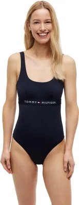 Zdjęcie produktu dla Tommy Hilfiger Damski kostium kąpielowy One Pi-- Cut out Blue Desert Sky M Bikini