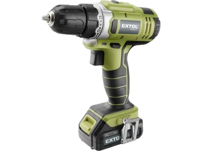 Obrázek produktu pro Aku vrtací šroubovák Extol Craft (402400) 12V Li-ion, 1300mAh