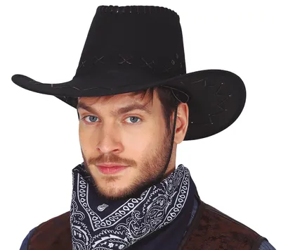 Immagine prodotto di cappello da cowboy nero per adulti