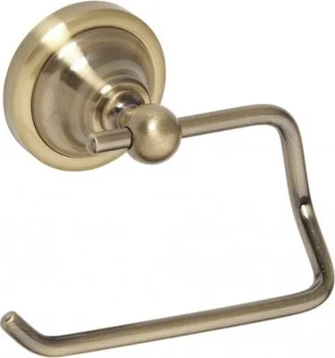 Image de Porte papier toilettes sans couvercle RETRO bronze 13,5x10x9 cm