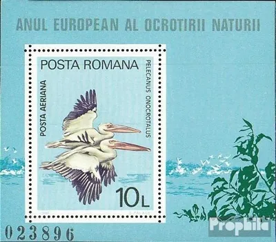 Produktbild von Briefmarken Rumänien 1980 Mi Block167 (kompl.Ausg.) postfrisch Europäisches Naturschutzjahr