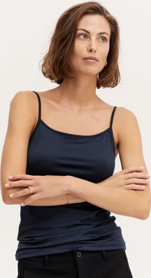 Immagine prodotto di fransa FRKrask Top da donna a maniche corte, top basic a spaghettine, scollo dritto, senza maniche, elasticizzato, vestibilità regolare