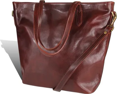 Produktbild von Shopper Businesstasche braun Toscanto Tasche Leder D2OTT133SN