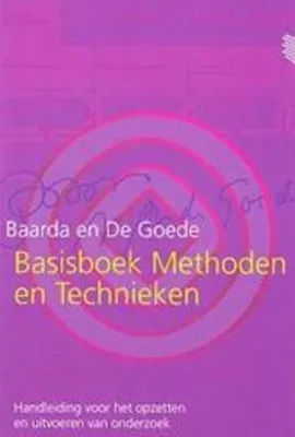 Produktbild von Basisboek Methoden en Technieken | D.B. Baarda