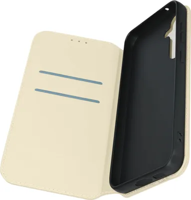 Obrázek produktu pro Avizar, pouzdro z umělé kůže Classic Edition pro Samsung Galaxy S23 FE, zlatá barva