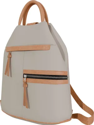 Produktbild von Eleganter Damen Veganer Kunstleder Rucksack 30606 Beige Taupe