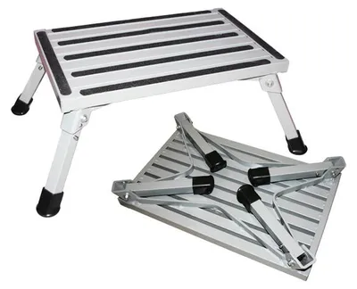 Produktbild von H.A.B.A. Trittstufe Vicotria klappbar Aluminium 61,5x23x40 cm Traglast 150 kg
