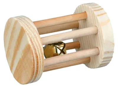 Produktbild von TRIXIE Spielrolle, Holz, Ø 5 x 7 cm