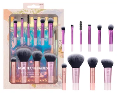 Image de Real Techniques Voyage-Fantasy Mini set de pinceaux de maquillage, set d'outils de beauté professionnels 10 pièces