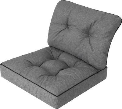 Produktbild von Hobbygarden Záhradné vankúše na nábytok Rataan Záhradné vankúše Rataan Dekoračné vankúše - Emma Tech - 70 x 70 cm - Graphite