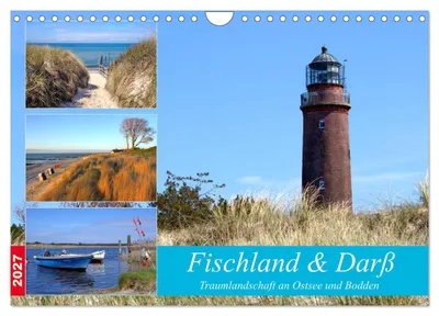 Produktbild von Fischland & Darß Traumlandschaft an Ostsee und Bodden (Wandkalender 2027 DIN A4 quer), CALVENDO Monatskalender