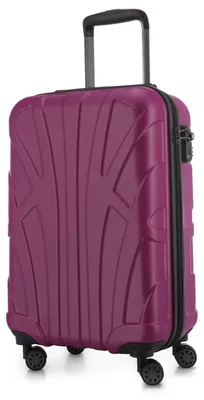 Imagen del producto de Maleta de mano con carcasa rígida de ABS, 55x35x20 cm, 34 litros, con cerradura TSA, ideal para viajes de negocios
