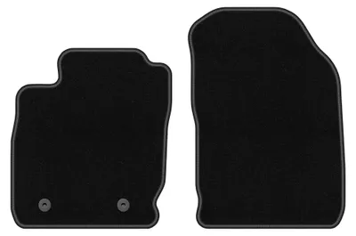 Immagine prodotto di Tappetini anteriori in moquette per Ford EcoSport MK2 2012-2017 (crossover) – 2 pezzi, neri, su misura – Wielganizator BASIC