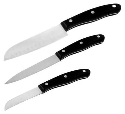 Obrázok produktu pre Sada 3 kuchynských nožov – NIROSTA – 20, 22 a 26 cm
