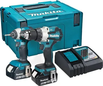 Zdjęcie produktu dla Zestaw akumulatorowy Makita DLX2507TJ 2x5Ah 18V Li-Ion z Makpac3 0088381782883
