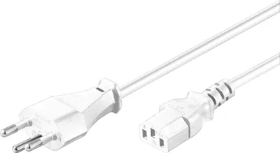 Produktbild von Goobay 94015, 2 m, Netzstecker Typ J, IEC C13, H05VV-F3G, 250 V