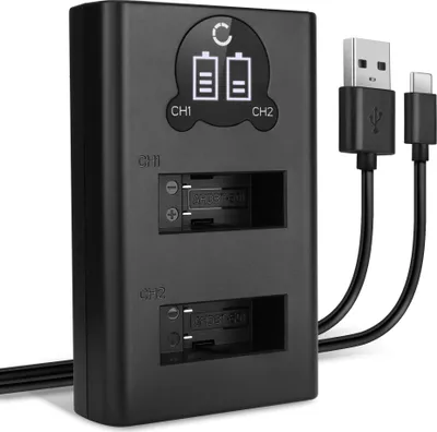 Image de CELLONIC Chargeur Double AHDBT-501 Smart et Rapide compatible avec Alimentation Dual AHDBT-501 de Charge