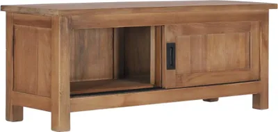 Produktbild von vidaXL TV-Schrank 90×30×35 cm Massivholz Teak