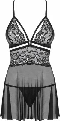 Immagine prodotto di Set babydoll - Nero S/M