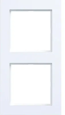Immagine prodotto di Hager, cornice a due moduli, tipo A.1, bianco opaco