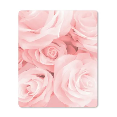 Produktbild von MuchoWow® Mauspad Mousepad Rosen - Blumen - Rosa 19x23 cm - Mousepads - Maus Mat - Pad - Mausunterlage - Mauspads - Spielen