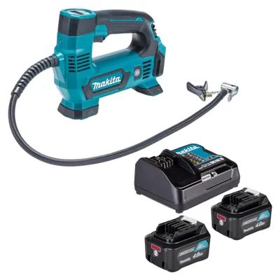 Produktbild von Makita MP 100 DSM Akku Kompressor 12 V max. 8,3 bar + 2x Akku 4,0 Ah + Ladegerät