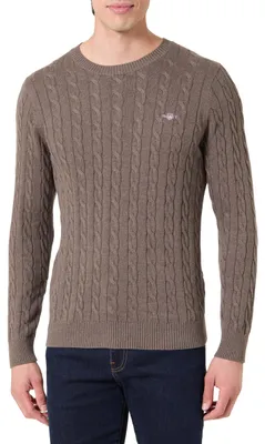 Immagine prodotto di GANT, maglia girocollo in cotone a coste