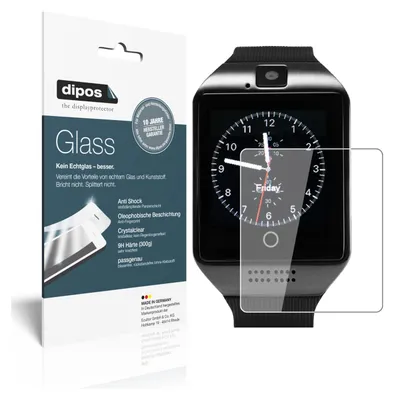 Produktbild von 2x Schutzfolie für Tagobee TB02 Smartwatch - Anti-Shock 9H Folie dipos Glass